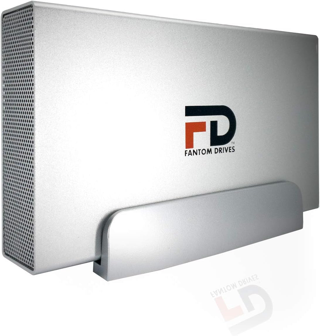 18TB External Hard Drive HDD, GFORCE 3 Pro 7200RPM, USB 3.0, Aluminum, Fanless, On/Off Switch, Silver, GF3S18000UP